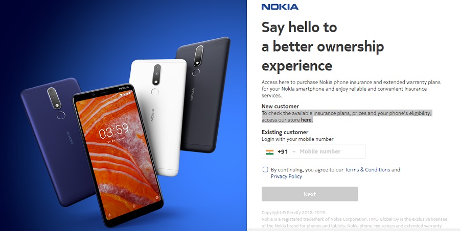 جددت Nokia Mobile صفحة التأمين والضمان المخصصة للهند 1
