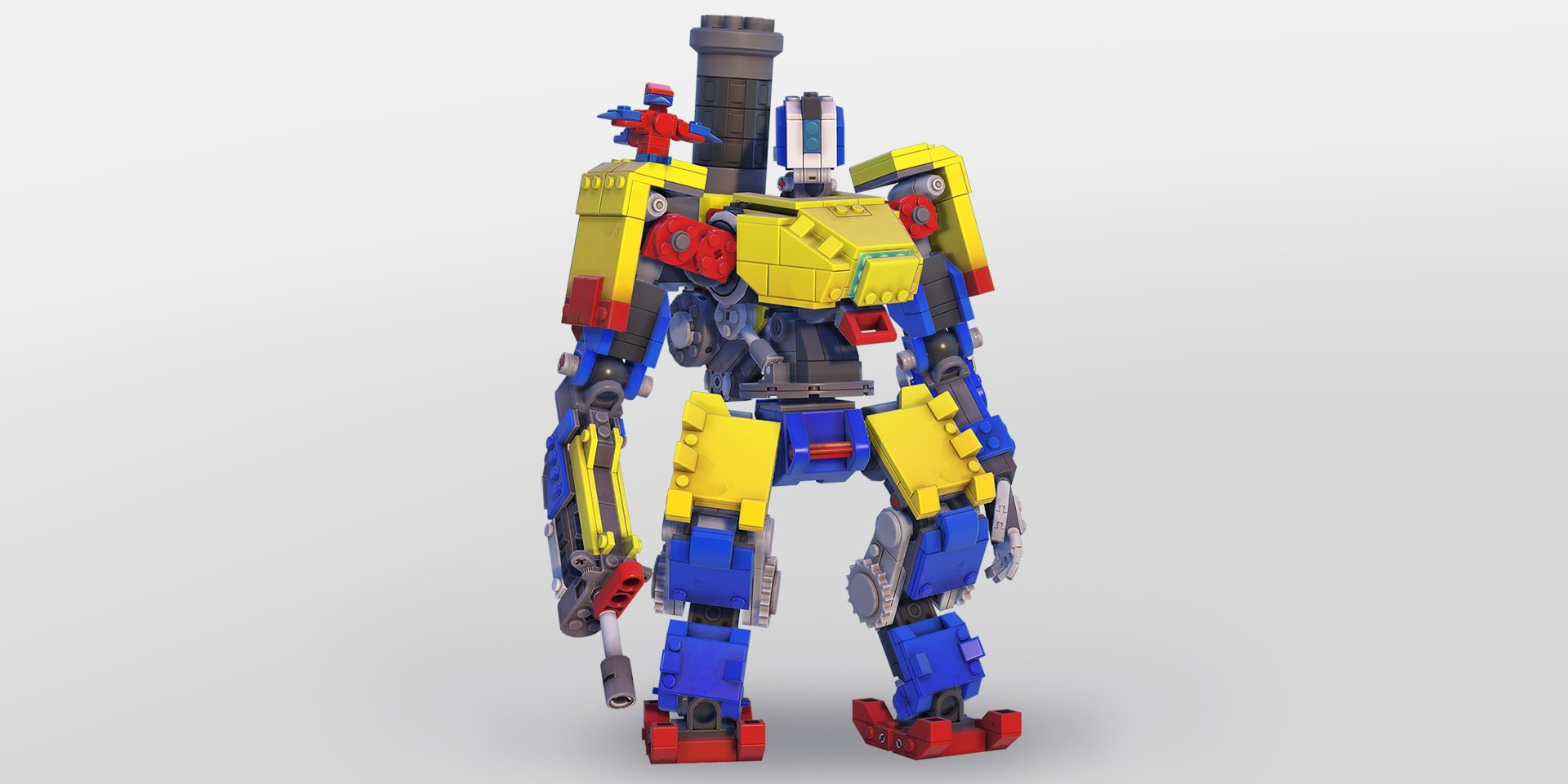 حصن Overwatch & يحصل على تحول LEGO مع بشرة جديدة 1