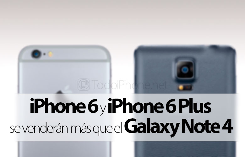 سيبيع iPhone 6 و iPhone 6 Plus أكثر من Galaxy Note 4 1