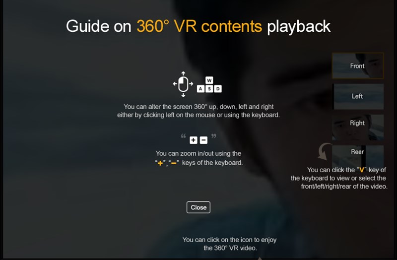 وسائل الاعلام اللاعبين لمشاهدة أشرطة الفيديو 360 درجة على Windows 10