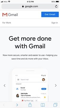 تنبيهات موقع Gmail