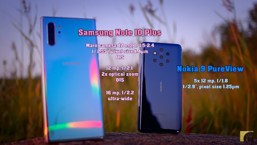 مقارنة الكاميرا بين سامسونج Note 10 و Nokia 9 PureView 1
