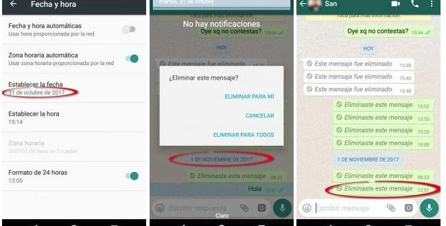 يحتوي WhatsApp على خلل يكشف رسائلك المرسلة عن طريق الخطأ 1