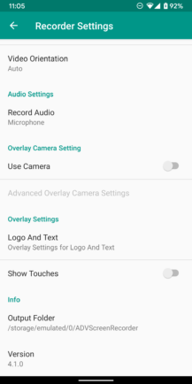 يضيف ADV Screen Recorder التقاط الصوت الداخلي على Android 10 بفضل API الجديد 1