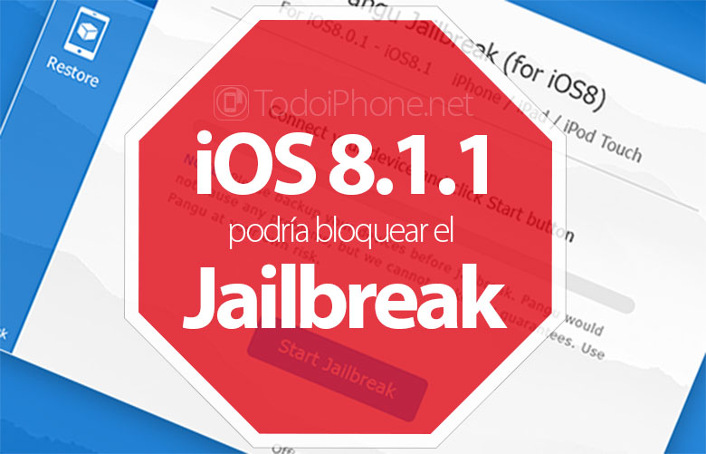 يمكن لنظام iOS 8.1.1 منع كسر جيل iPhone من Pangu8 1