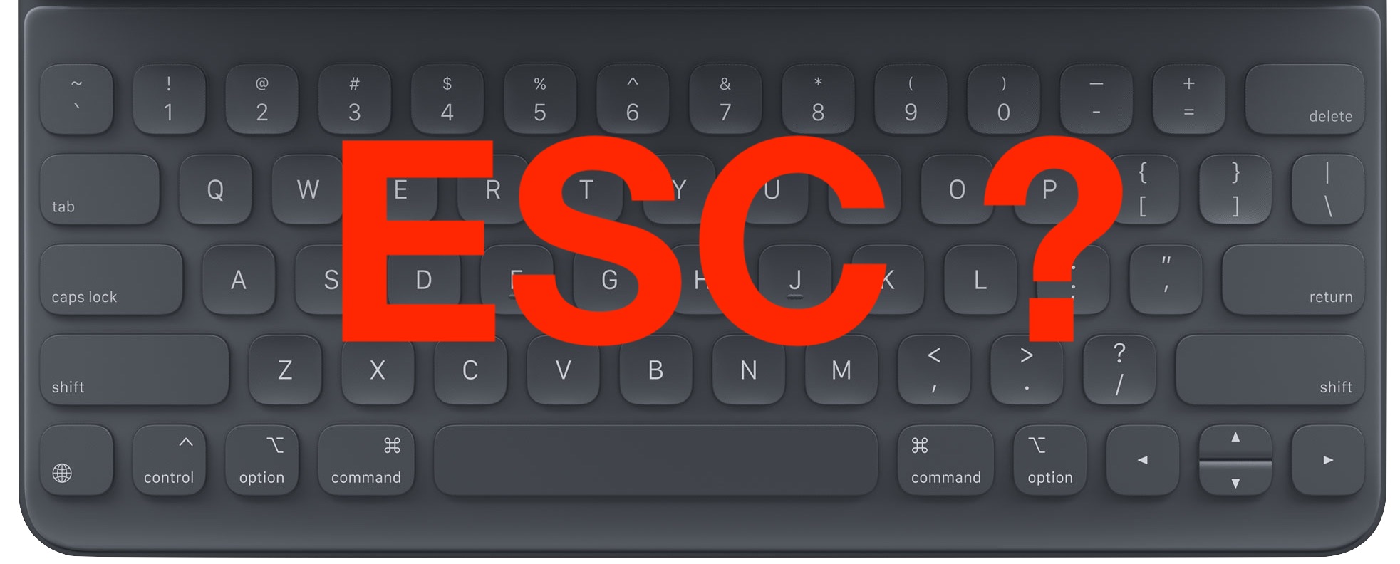 Cómo escribir la tecla Escape en el teclado del iPad