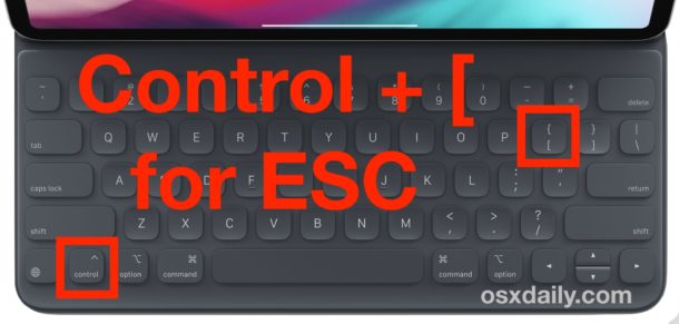 🥇 Cómo Escribir La Tecla Escape En El Teclado Del IPad