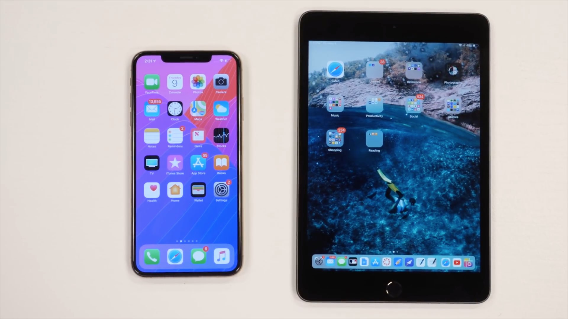 🥇 Video práctico: iPad mini vs. iPhone XS Max: cómo las diferencias de