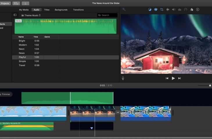 Cómo editar, recortar y ajustar clips de audio en iMovie