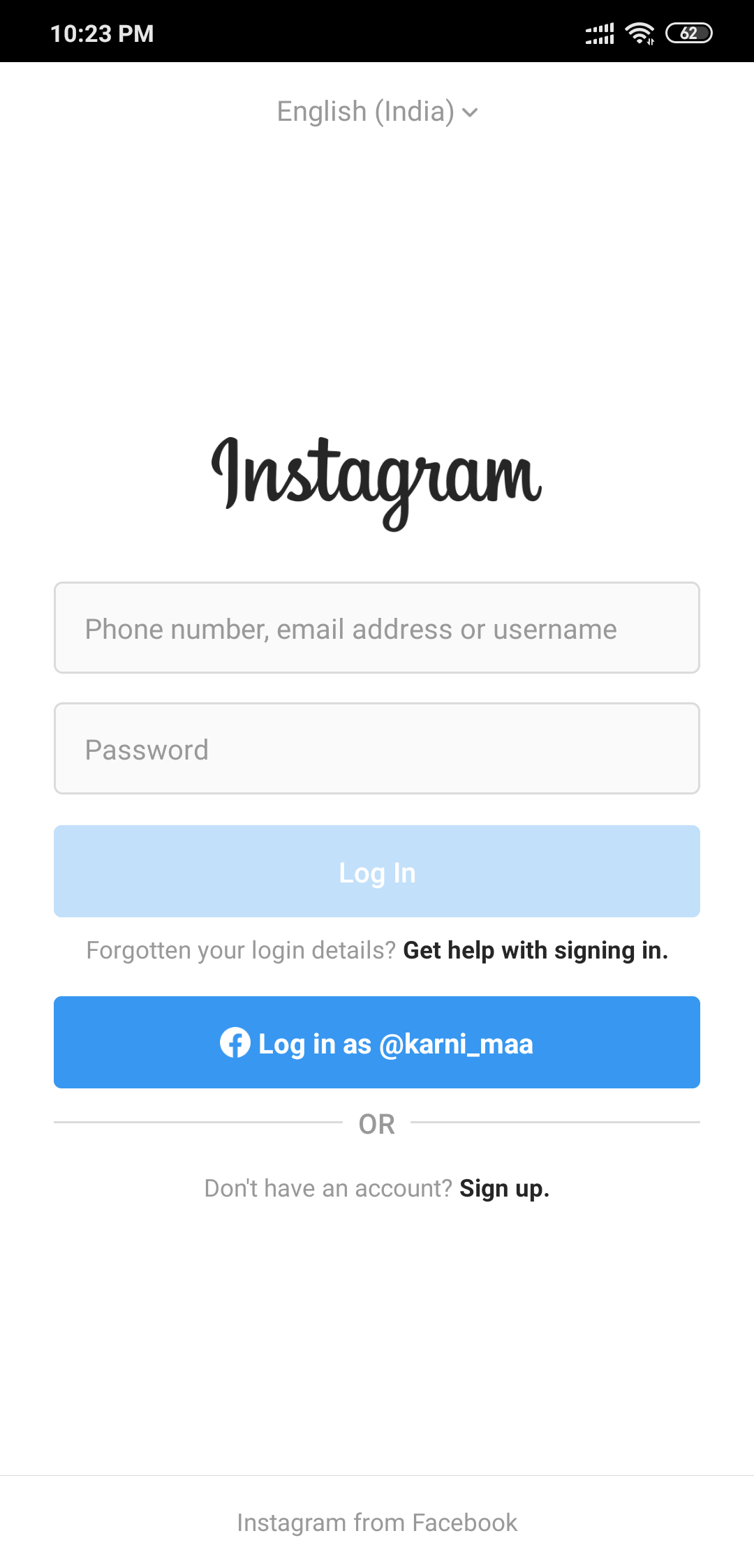 Cách sử dụng nhiều tài khoản instagram