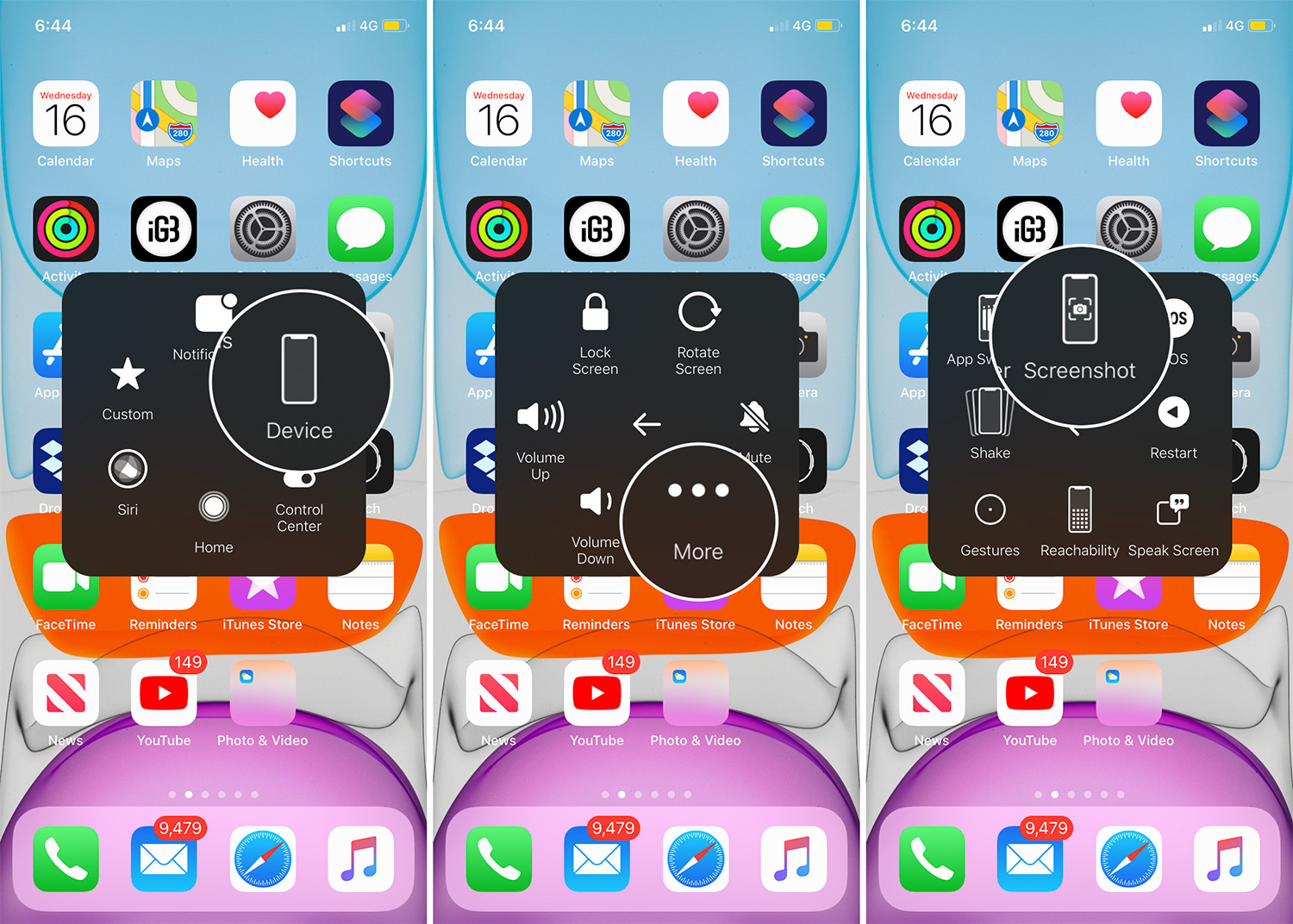 Como hacer captura de pantalla iphone 14