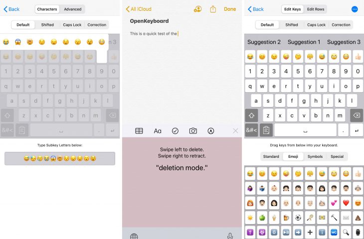 OpenKeyboard te permite personalizar prácticamente cualquier cosa sobre el teclado de tu iPhone