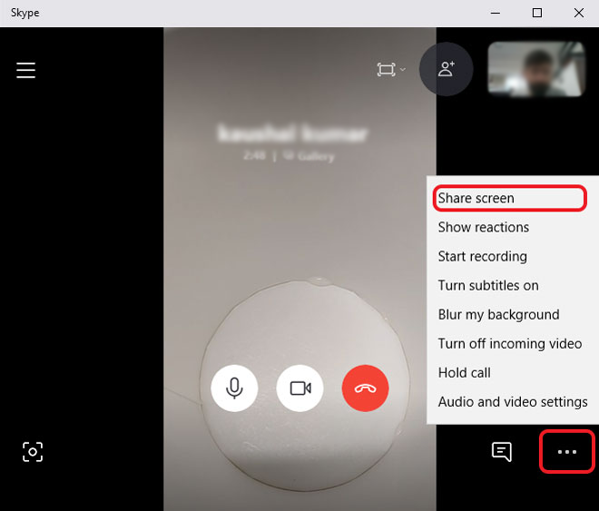 Skype compartir pantalla con audio android