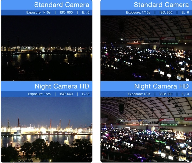Fotos nocturnas de Night Camera HD