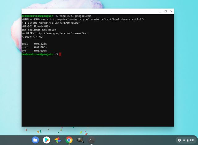 Linux-support på Chromebooks