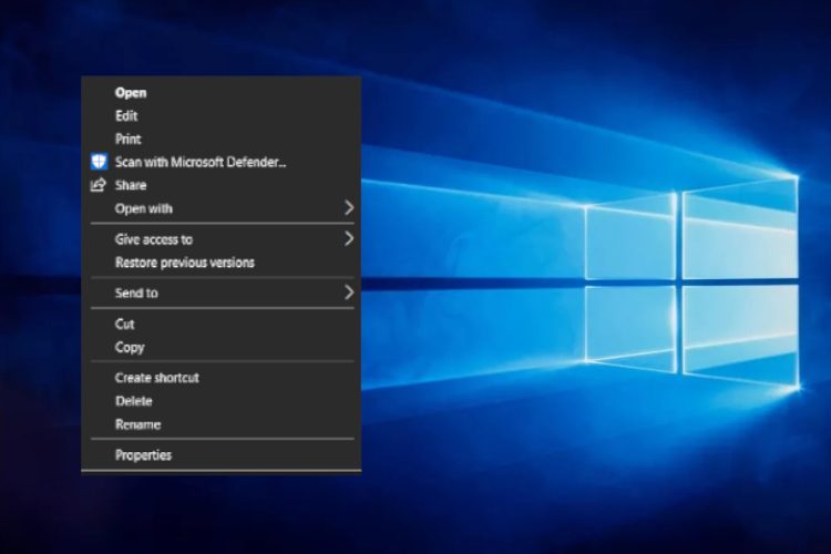 Cómo personalizar el menú del botón derecho en Windows 10