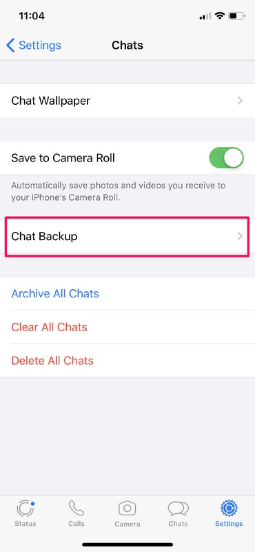 Cómo hacer una copia de seguridad de los chats de WhatsApp en iCloud