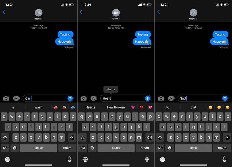 Predictive Emoji-tangentbord fungerar inte på iOS 13?  Här är lösningen