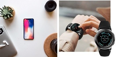 Galaxy    Đồng hồ làm việc với iPhone