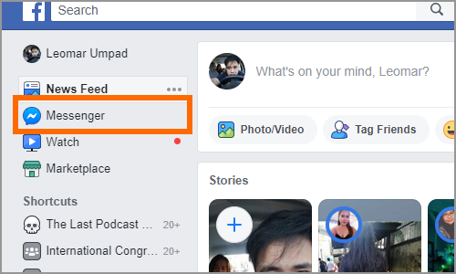 Bagaimana cara mengubah nama obrolan grup di Facebook Kurir 14