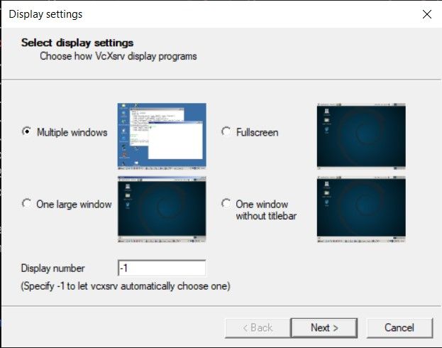 Cara menjalankan GUI berdasarkan program Linux Windows sepuluh