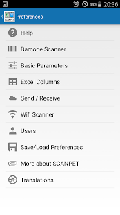 Captura de pantalla de Inventory & Barcode Scanner & WIFI Scanner