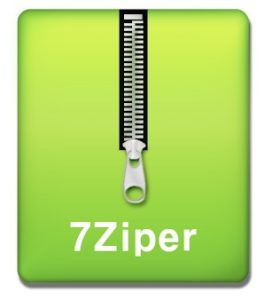 7Zipper: Dosya Gezgini logosu (zip, 7zip, rar)