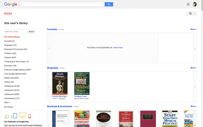 Google eBook Store