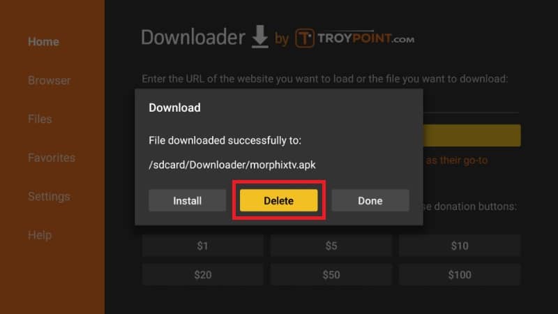 Cara memasang Morphix TV di Firestick: aplikasi streaming sekali klik baru 7