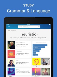 Dictionary.com: Encuentra definiciones para palabras en inglés Captura de pantalla