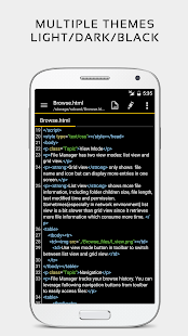 QuickEdit Text Editor Pro: captura de pantalla de Writer & Code Editor