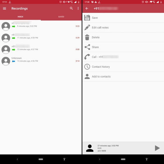 Android Tart приложение для записи звонков