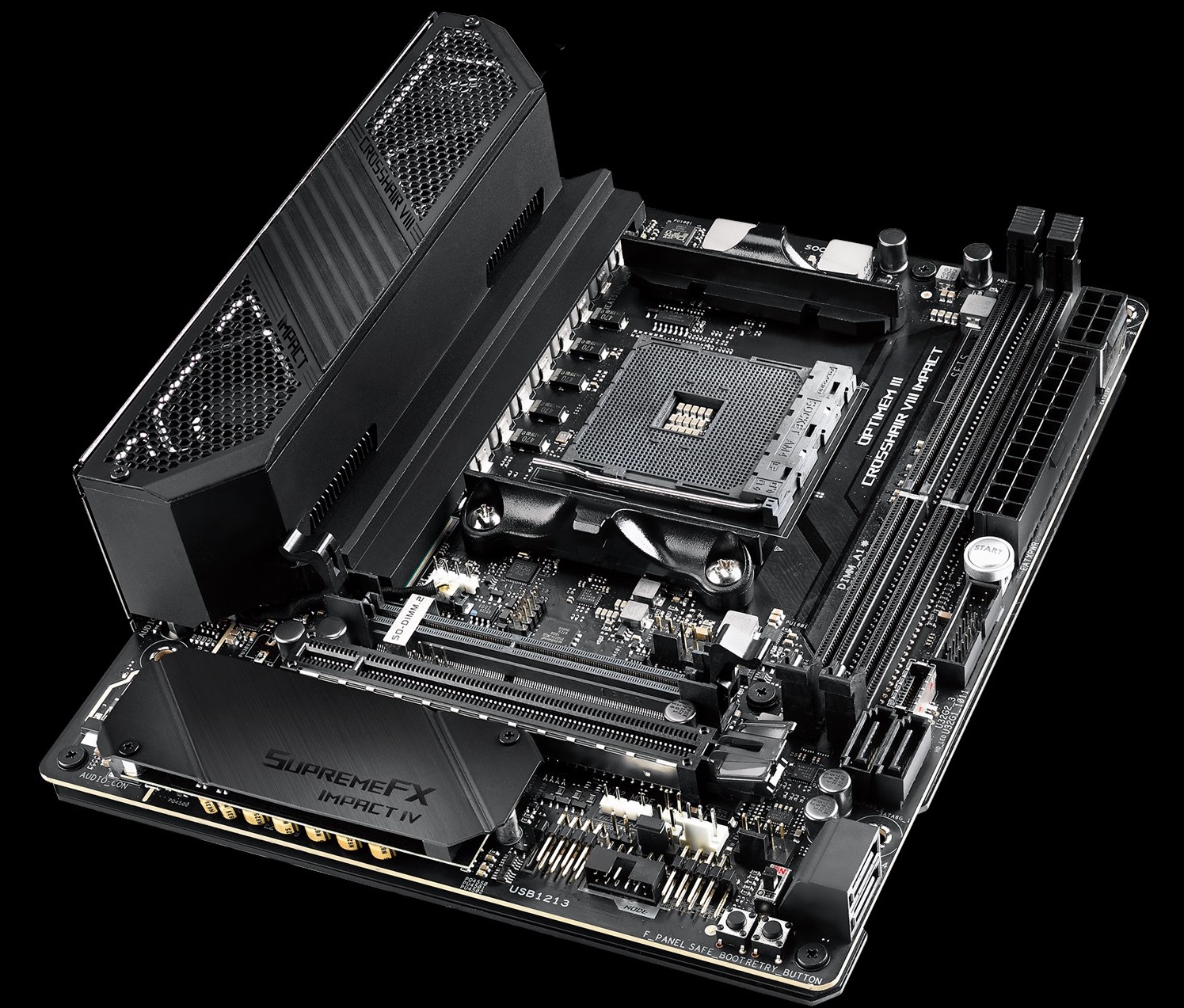 Asus выпускает ROG Crosshair VIII Impact, лучшую материнскую плату Mini-DTX для AMD Ryzen 40