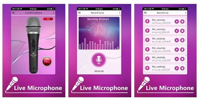 أفضل تطبيقات الميكروفون الحية لأجهزة Android / iPhone