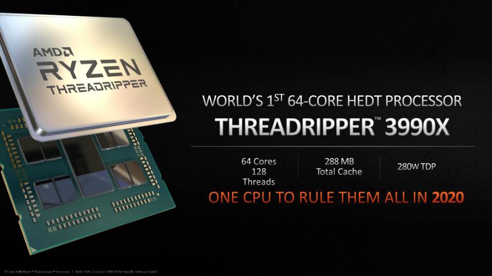 64 نواة برفع تردد التشغيل من Ryzen Threadripper 3990X حتى 5.50 جيجا هرتز 170
