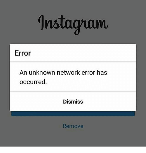Perbaiki: Kesalahan Jaringan Tidak Dikenal aktif Instagram