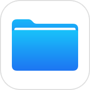 The  Icono de la aplicación de archivos en iOS