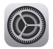 icono de configuración de iOS