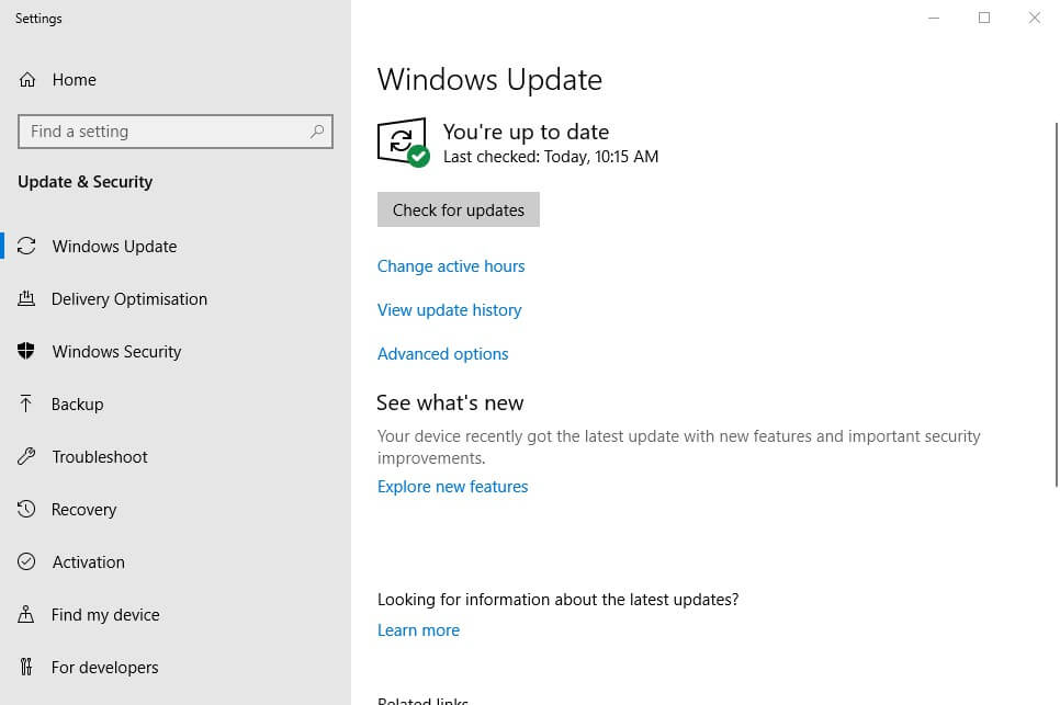 Windows Update felkod 0xa00f4271