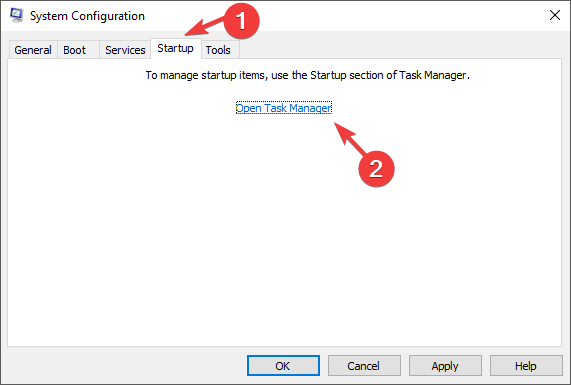 buka task manager Windows Memuat lingkaran 10 kursor
