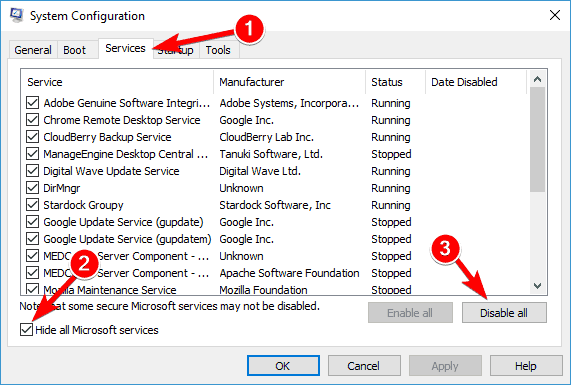 Windows Pembaruan berikut tidak dapat diinstal dengan kesalahan 0x8007001f