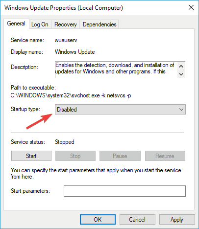 Windows 10 pembaruan kesalahan penyihir 0x8007001f