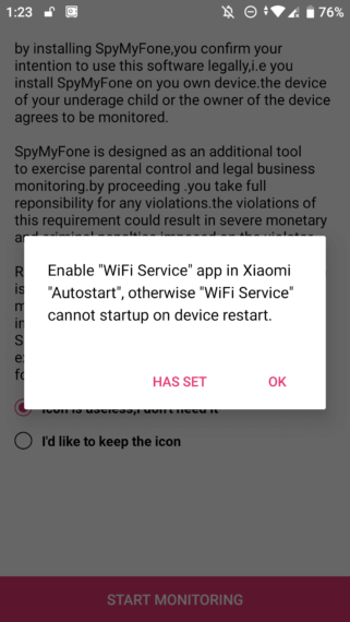 Aktifkan layanan Wifi saat startup untuk perangkat Xiaomi
