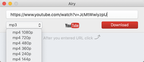 Airy Review - Descargar video de Youtube