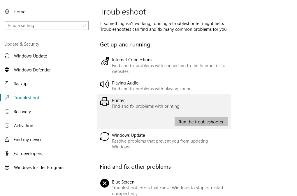 Layanan spooler otomatis berhenti di Windows 7