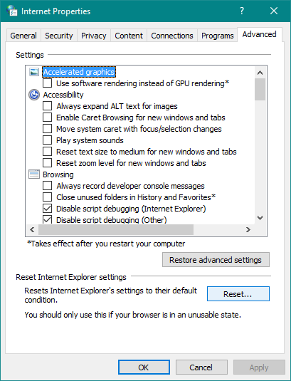 layanan pengumpul informasi tidak berjalan Windows 10