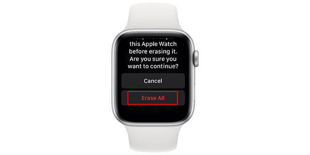 Cara mengatur ulang dan memutuskan tautan Apple Watch 5