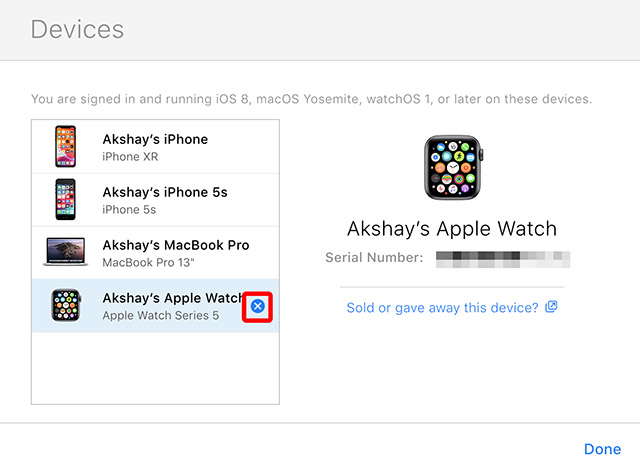 Cara mengatur ulang dan memutuskan sambungan Apple Watch 8