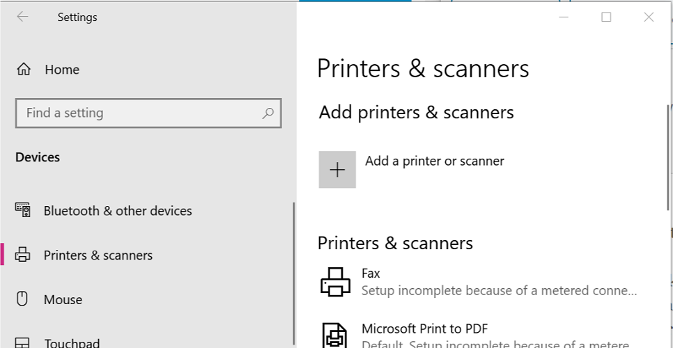 Perintah Pelanggar Kesalahan Sintaksis Printer