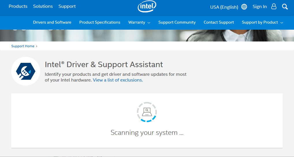 Intel драйвер и помощник поддержки